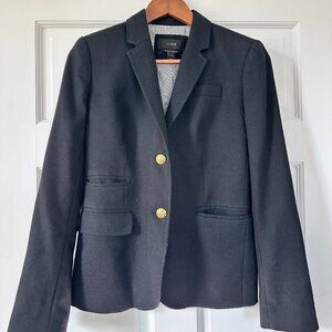 J.Crew Women's Schoolboy Blazer, Black, Size 4